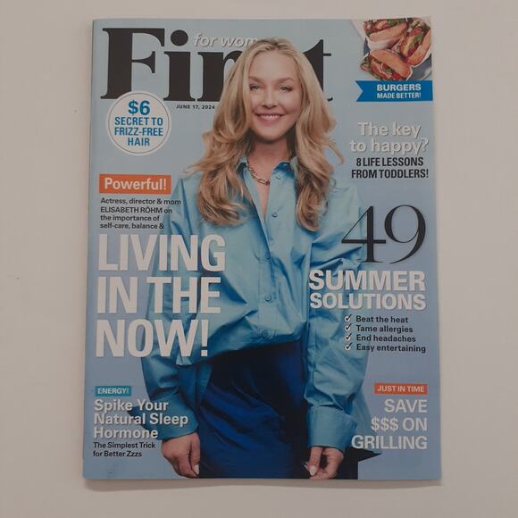 First for Women Magazine June 17 2024 Living in the Now Health Tips - Picture 1 of 2